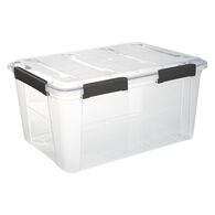 Caja de almacenaje con tapa de pl&aacute;stico 50L