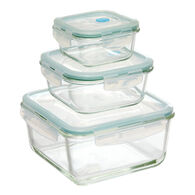 Set de 3 herm&eacute;ticos CLIPEAT de vidrio