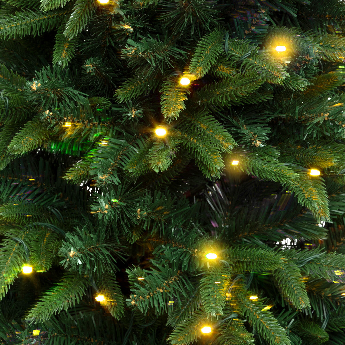 Christmas tree GREEN CREEK green with LEDs, , large