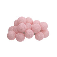 Conjunto De 16 Bolas Led Rosa 3,5cm