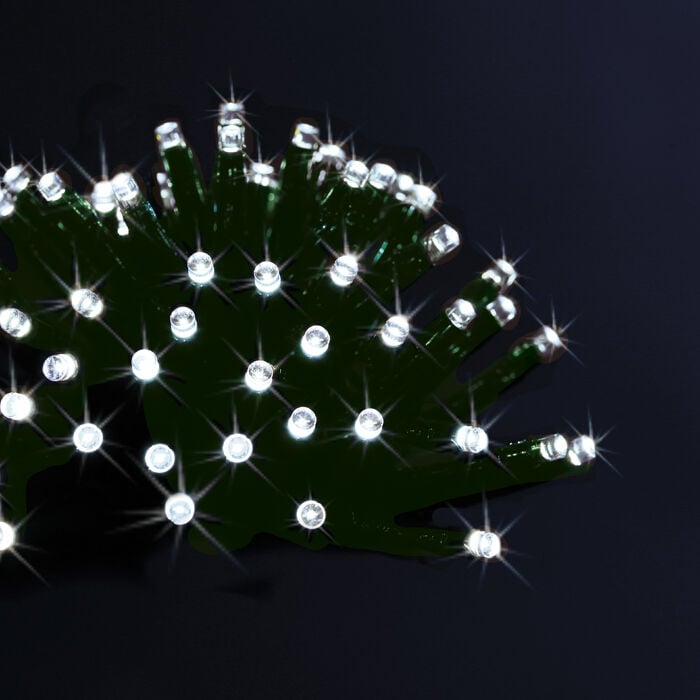 Série luminosa de natal branco frio 100 leds 10m, , large