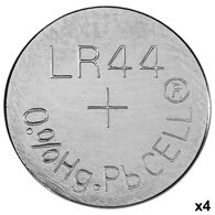 Juego de 4 pilas LR44 redondas