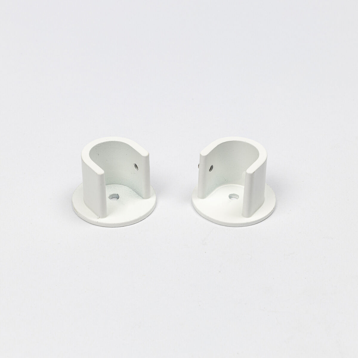 Set of 2 wall brackets matt black, , large