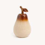 Figura decorativa Pera beige 21cm