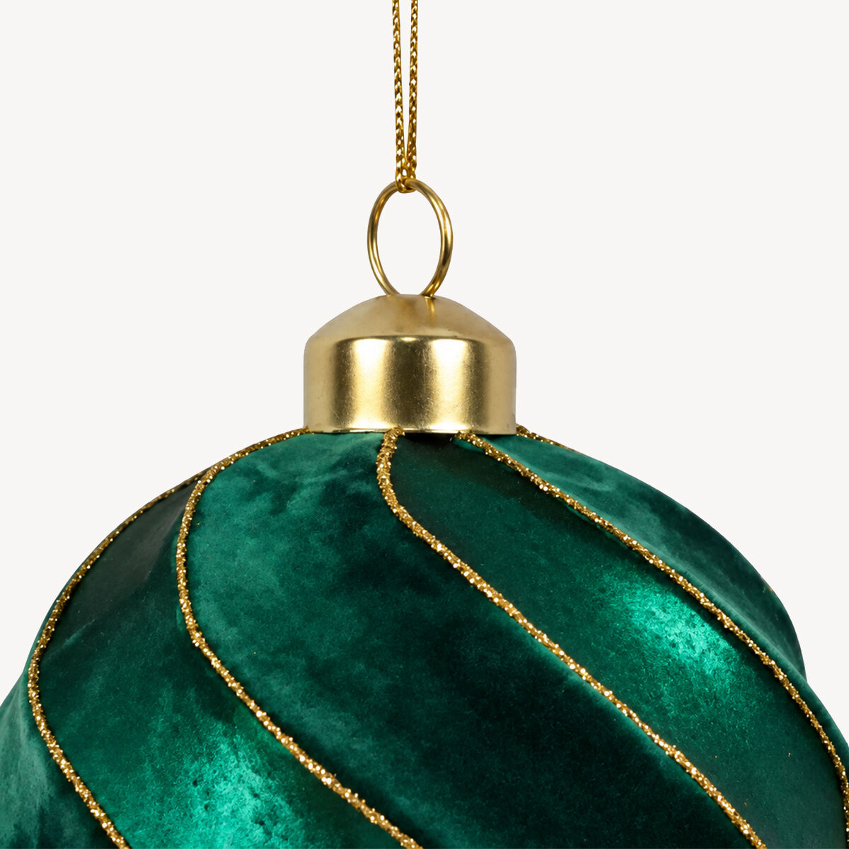 Bola de Natal em veludo 8cm, , large
