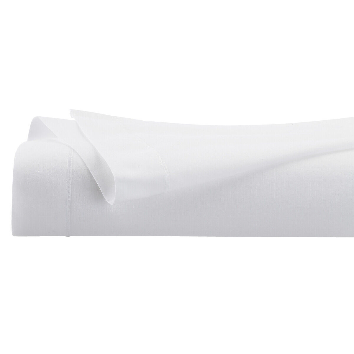 Flat sheet white in cotton percale, , large