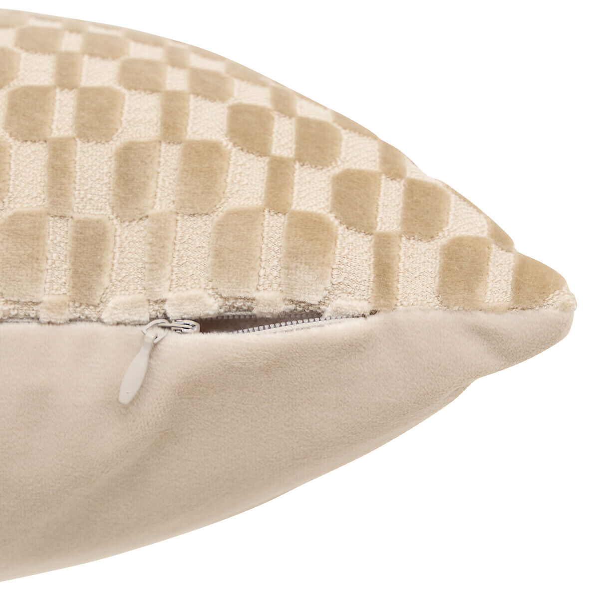 Cushion SELIA brown in velvet, , large