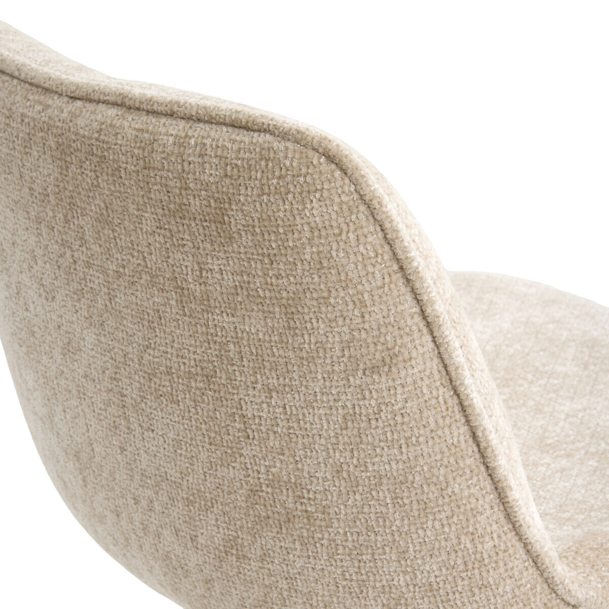 Adjustable bar stool CIREA in fabric, , large