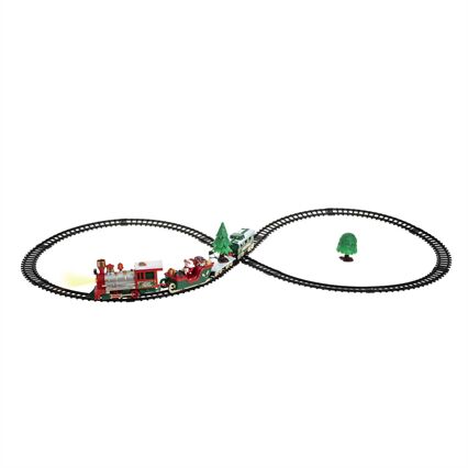 Pista de comboio natalício com 22 peças, , large