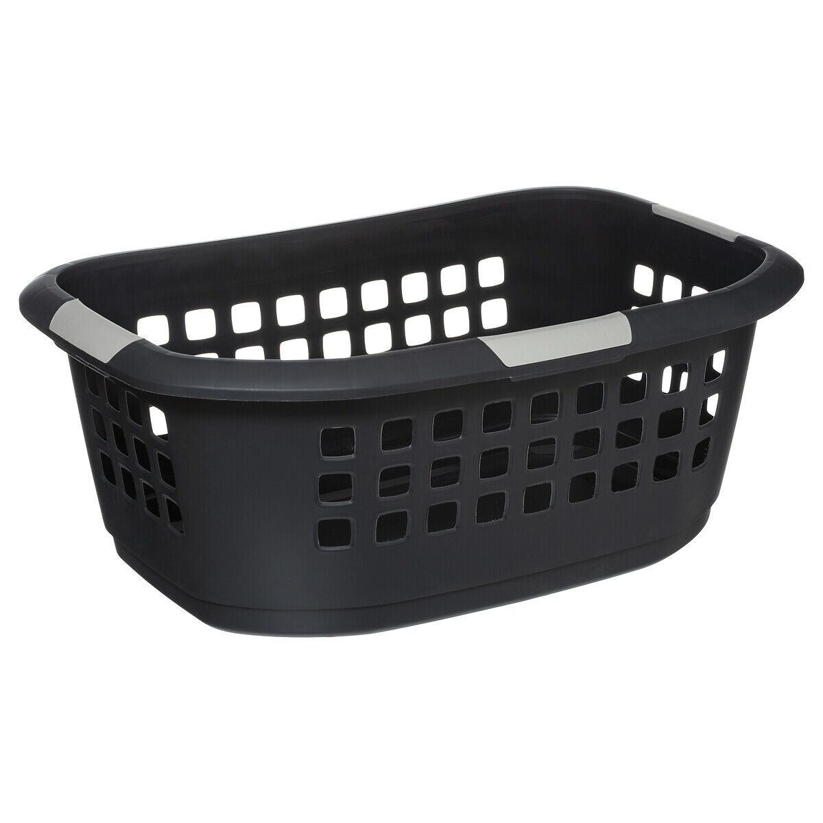 Cesto de roupa cinza escuro 51l, , large