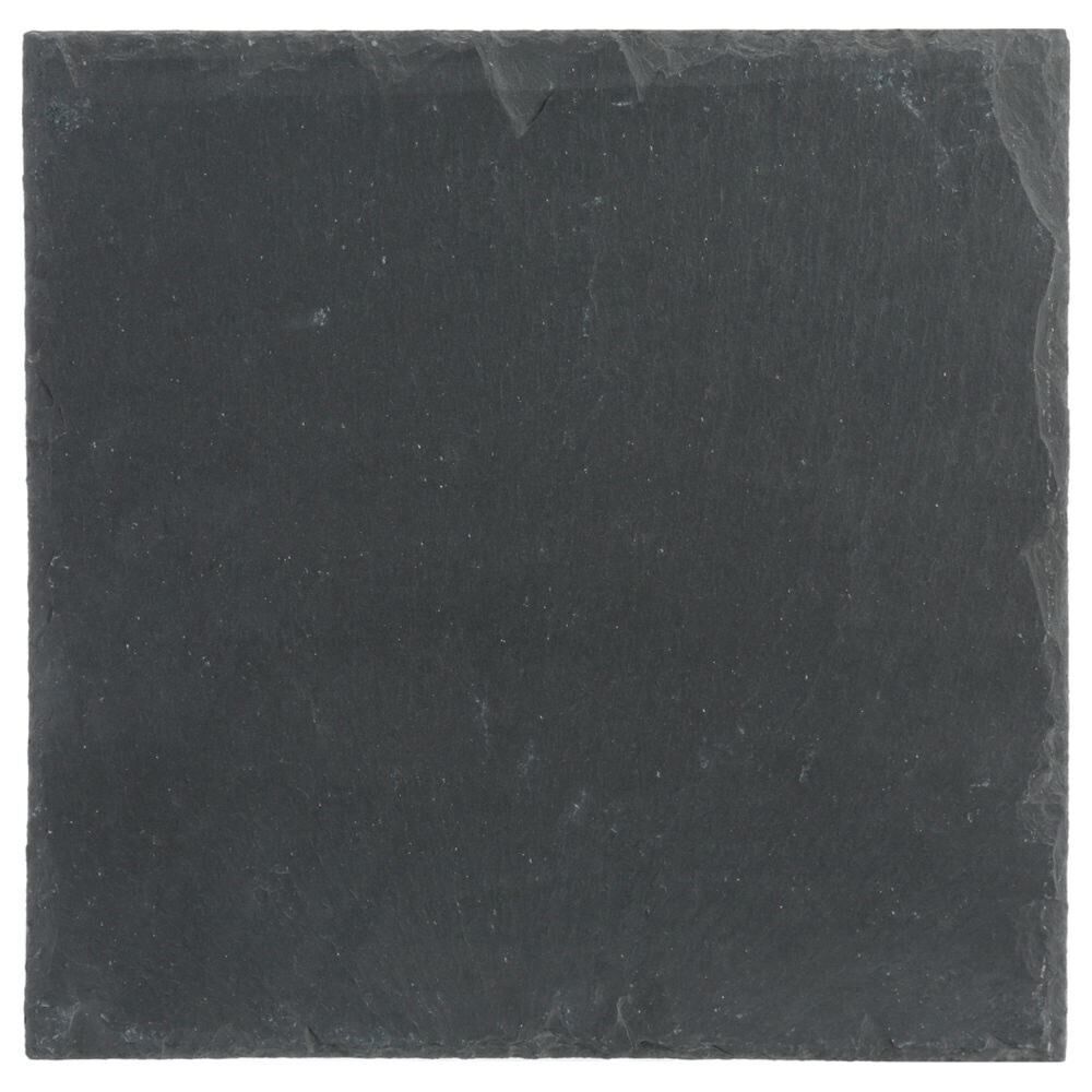Square tray in slate, , large