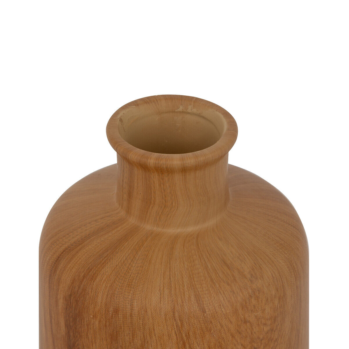 Vaso SOA em cerâmica efeito madeira 17,5cm, , large