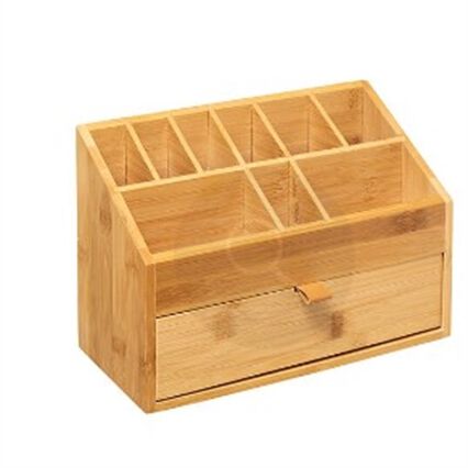 Organizador wc com puxador de Bambu, , large