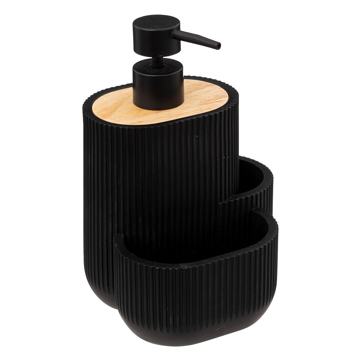 Doseador para detergente preto com acessórios blackwood, , large