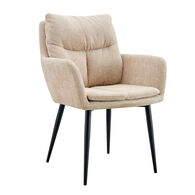 Butaca BIBURY de tela beige