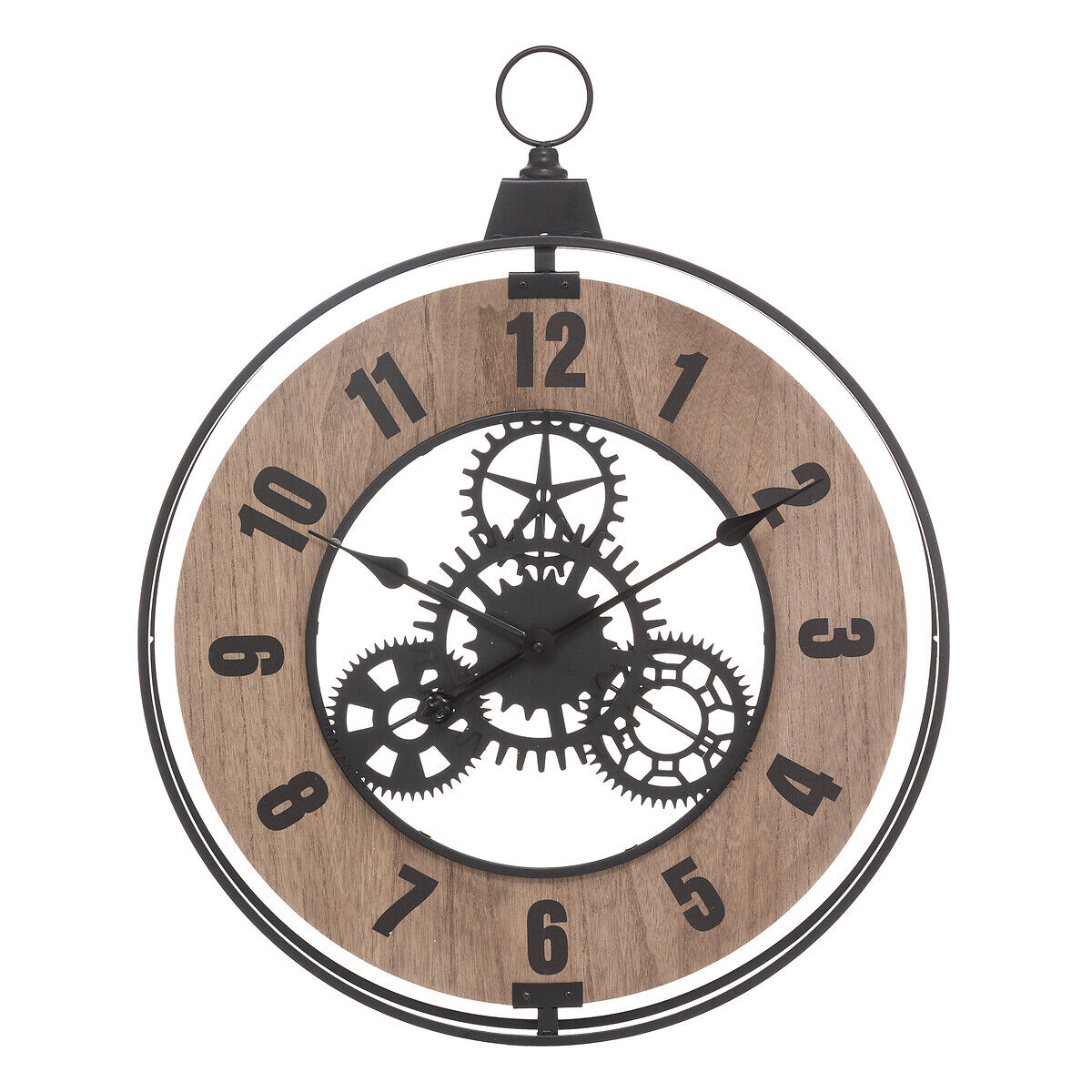 Relógio mecânico JACK em metal 57cm, , large