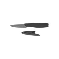 Faca Em Cer&acirc;mica Com Capa Prote&ccedil;&atilde;o Preta 7,5cm