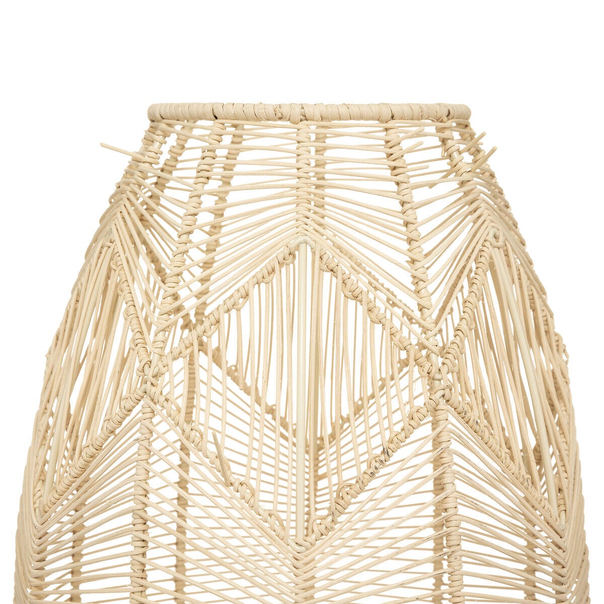 Candeeiro de mesa KITA bege em rattan 49cm, , large