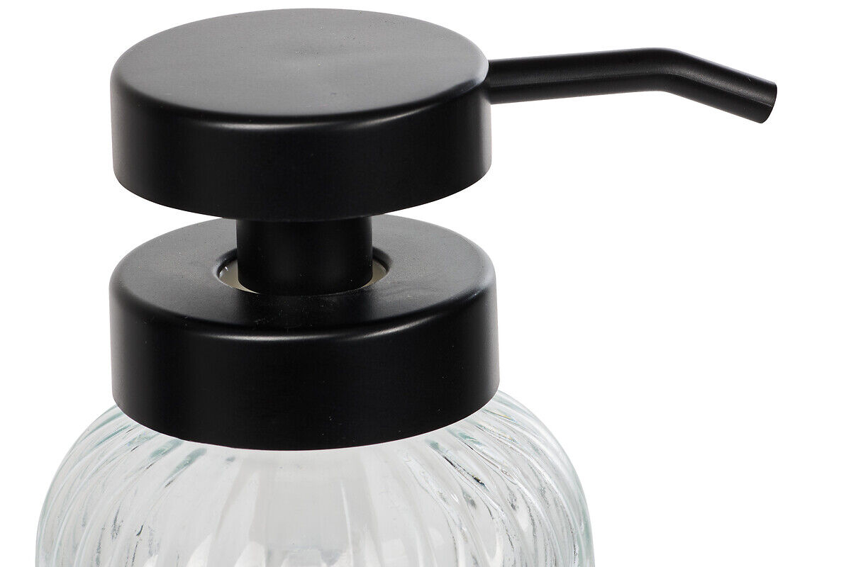 Doseador de cozinha BLACK EDITION em vidro 19cm, , large