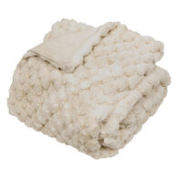 Manta ADRIEL beige pelo 180x230cm