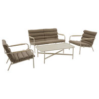 Juego de jard&iacute;n SOLANI argile para 4 personas