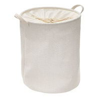 Cesto para ropa BOUCLE blanco 56L