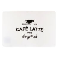 Mantel individual ALICE 48x35cm blanco y negro