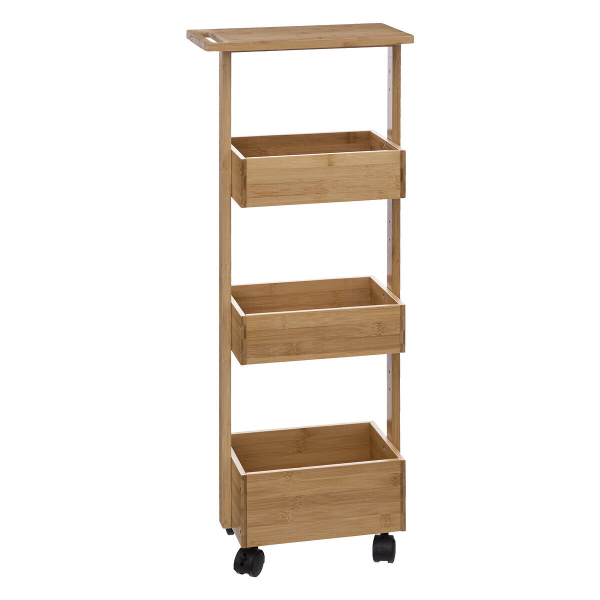 Móvel wc com 3 níveis de bambu, , large
