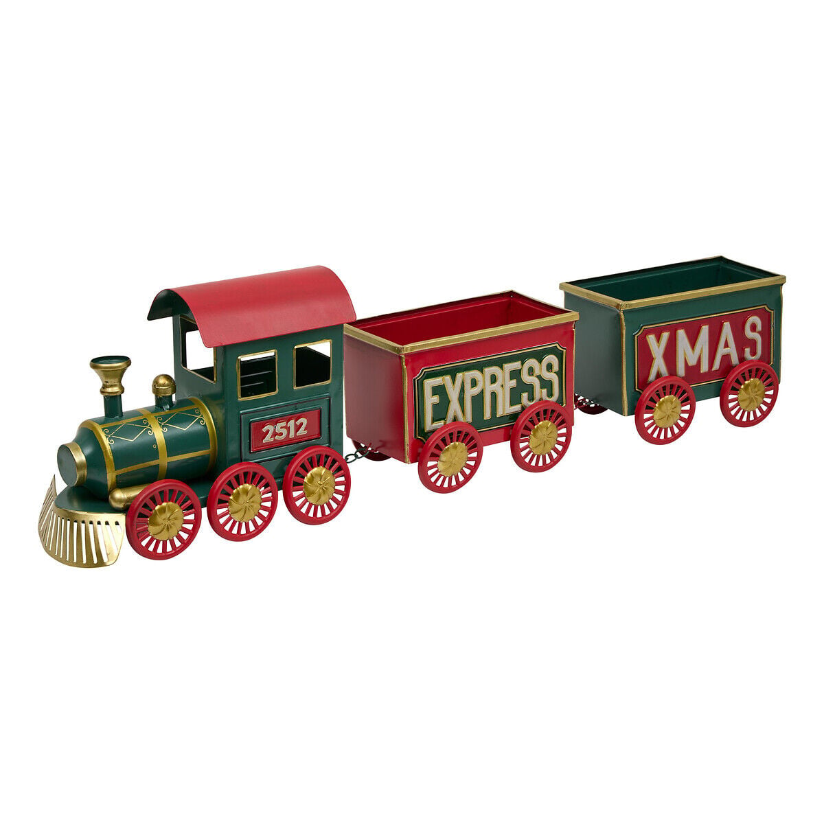 Comboio decorativo express xmas 22x11x81cm, , large