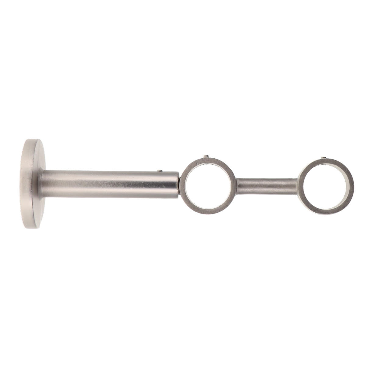 Suporte duplo prateado extensível 190mm, , large