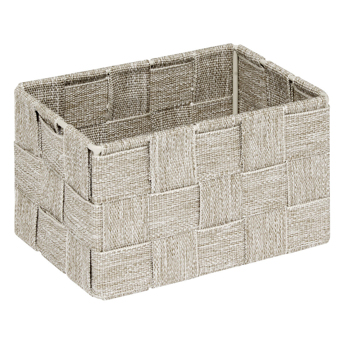 Set of 3 bathroom baskets beige, , large