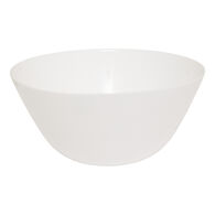 Ensaladera LOUISE blanca de vidrio 24cm