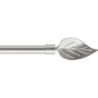 Set barra extensible VALERY plateado 120-210cm