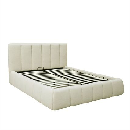 Bed ELI beige, , large