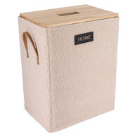 Cesto de ropa wc beige 35x25x47cm