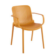 Silla BARI amarilla con reposabrazos