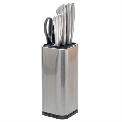 Conjunto de 5 facas e tesoura em inox, , large