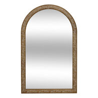 Espejo de pared marr&oacute;n 118cm