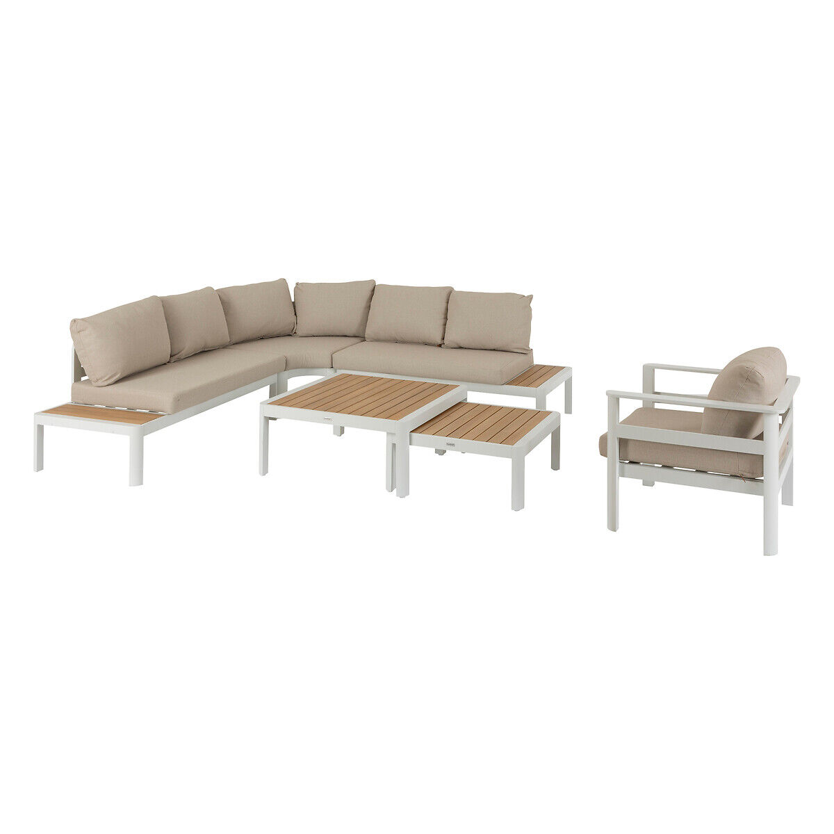 Conjunto de jardim ângulo PARADIZE branco, , large