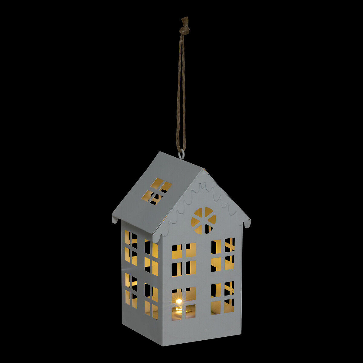 Pendurante em forma de casinha com luz LED, , large