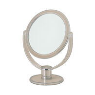 Espejo de pl&aacute;stico transparente 13x18x18cm