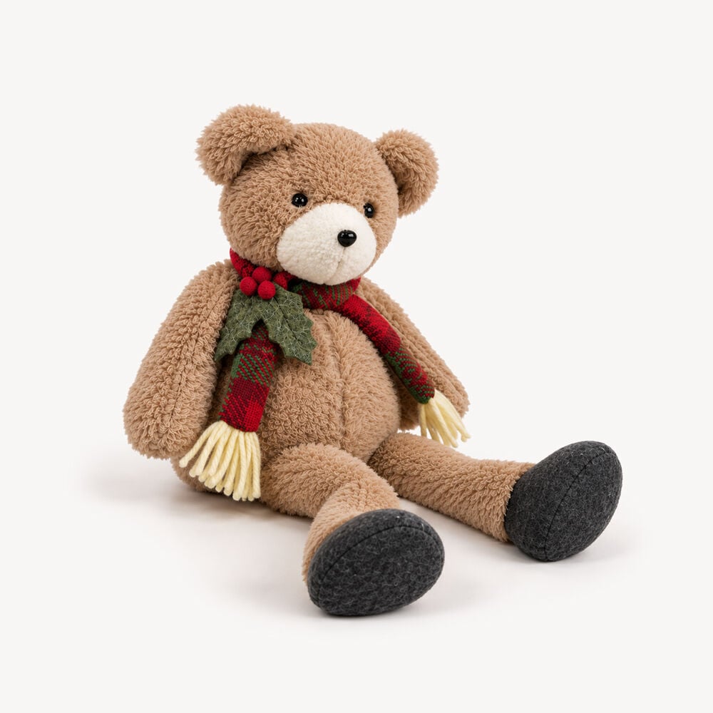 Figura de Urso com cachecol 40cm, , large