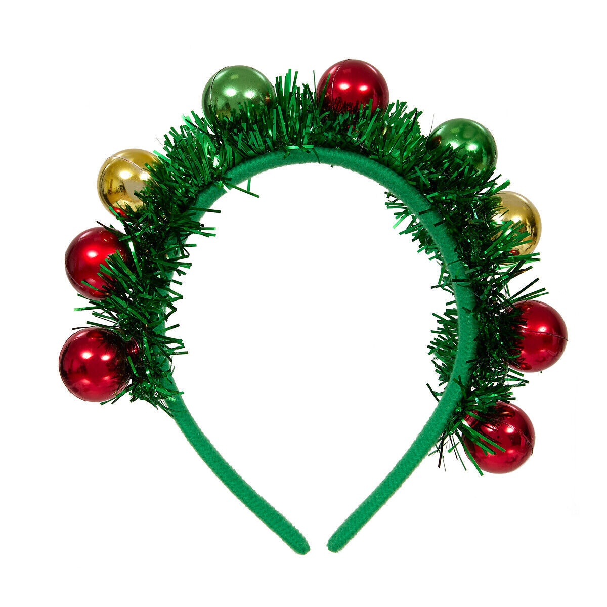 Bandolete natalicia com bolas de natal, , large
