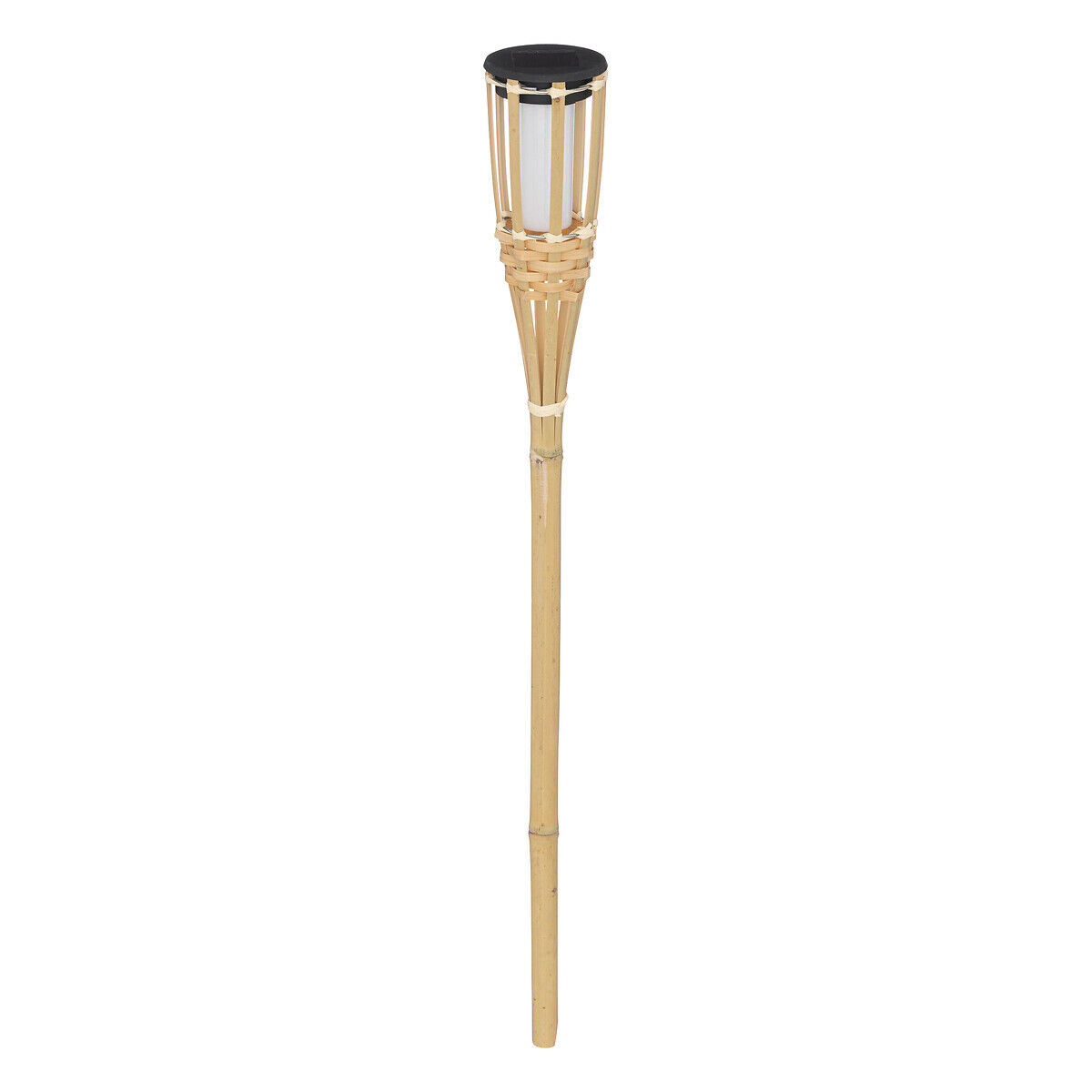 Tocha SOLAR em bambu 70cm, , large