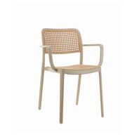 Silla de exterior beige