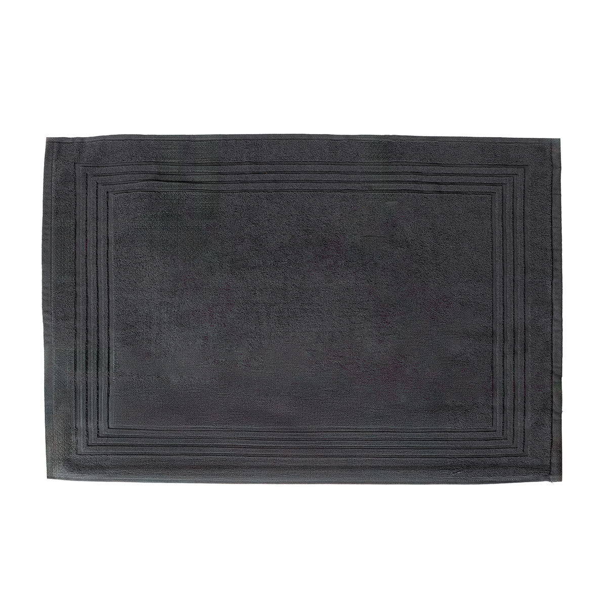Tapete saída de banho ESSENZA cinza escuro 50x70cm, , large