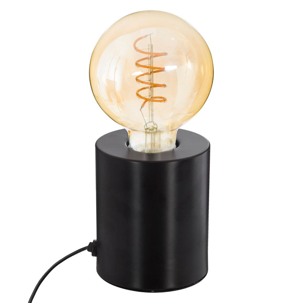 Table lamp SABA with gold base in metal, , large