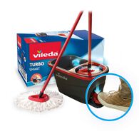 Sistema microfibras escurre f&aacute;cil con pedal turbo