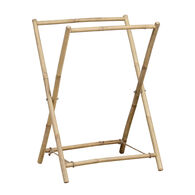 Toallero de bamb&uacute; con 2 barras