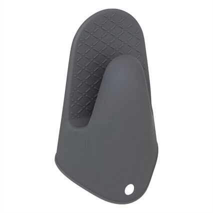 Pega de cozinha cinza em silicone, , large
